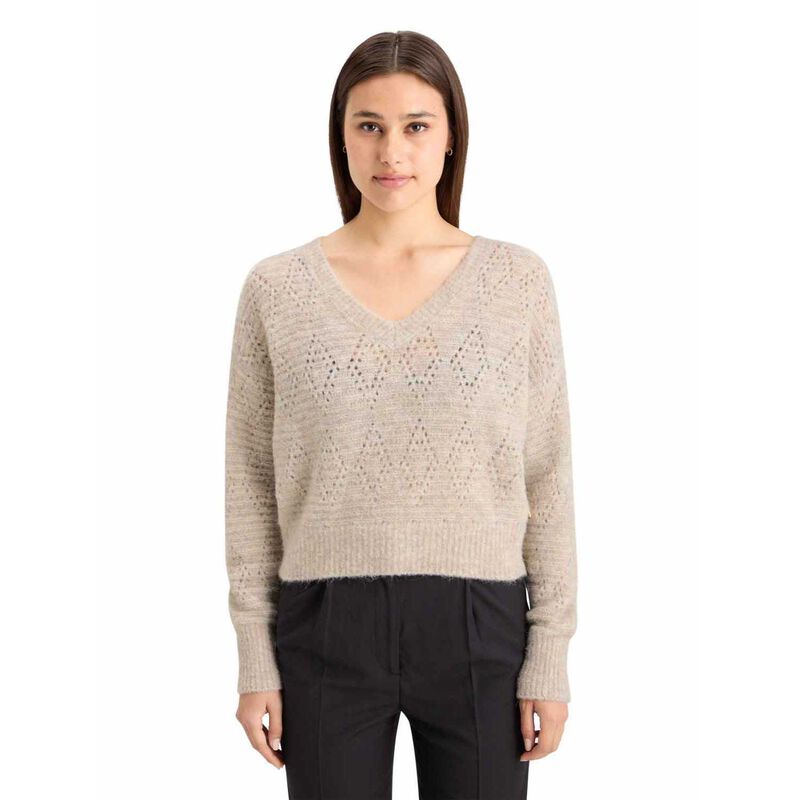 Scotch & Soda Bouclã© V-Neck Relaxed Pullover image number 3